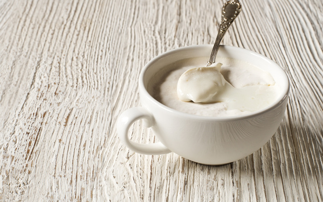 Creme de abacaxi com kefir