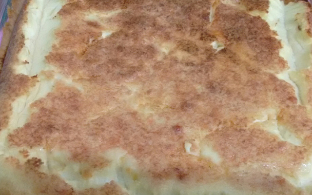 Quiche de ricota com requeijão