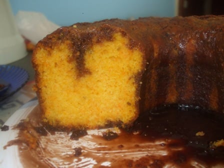 Bolo de cenoura