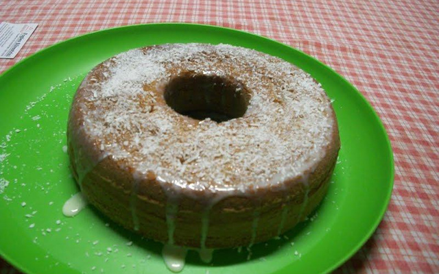 Bolo de coco prático