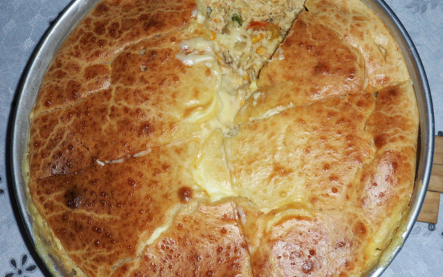 Torta de frango japonesa