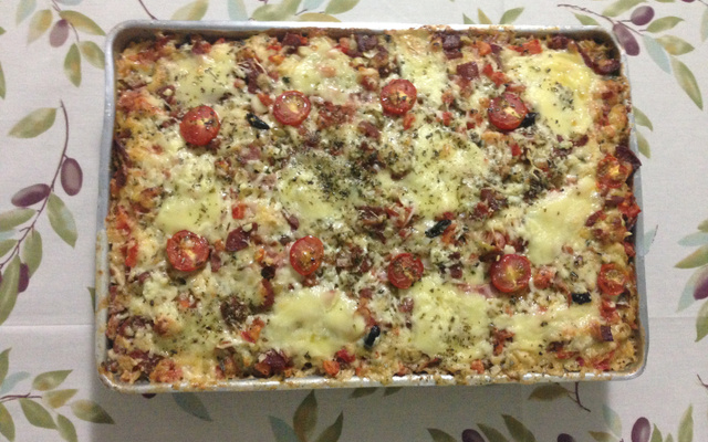 Pizza de tabuleiro