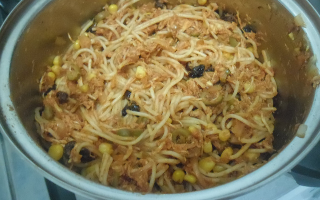 Macarrão de forno de Natal