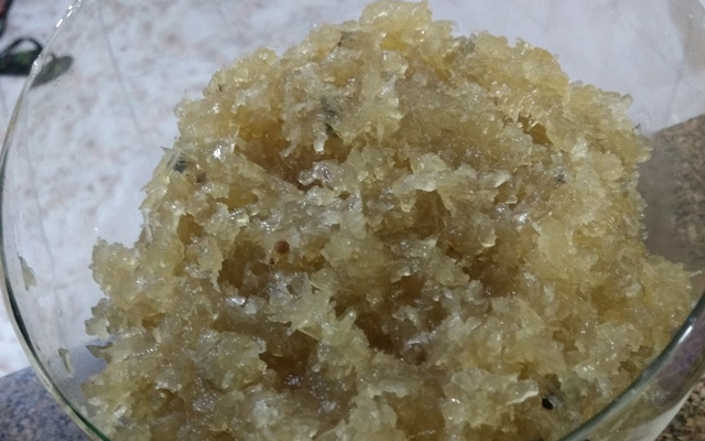 Doce de mamão verde com coco prático