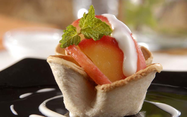 Trouxinha de maça com iogurte