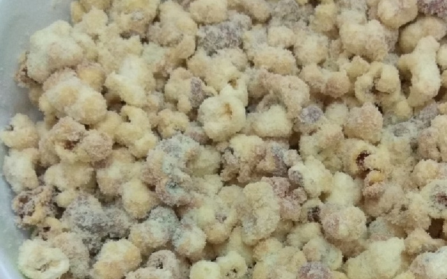 Pipoca com leite ninho