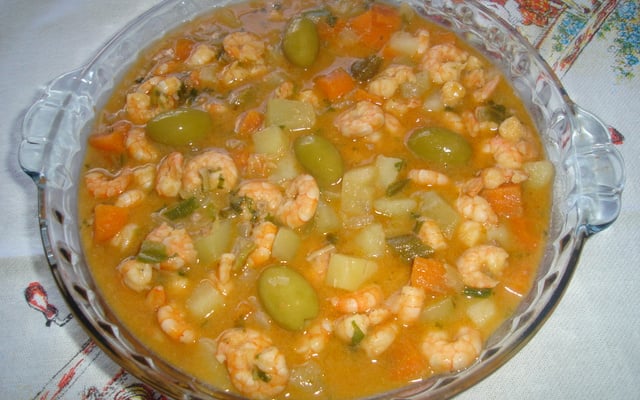 Ensopado de camarão