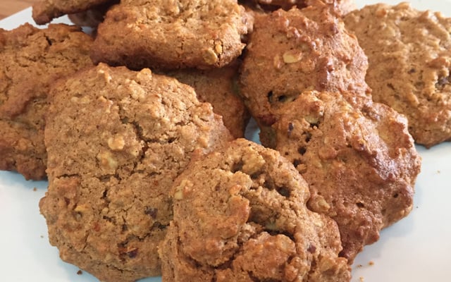 Cookie 100% integral sem açúcar