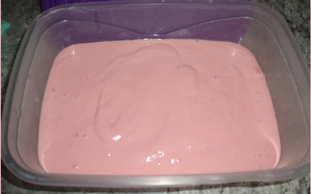 Sobremesa tipo Danoninho caseiro