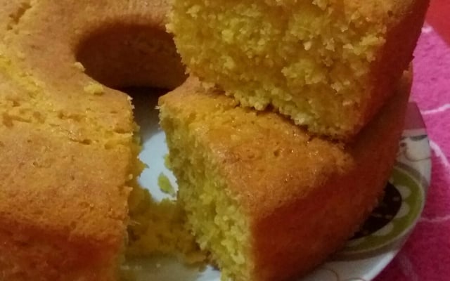 Bolo de milho verde da espiga
