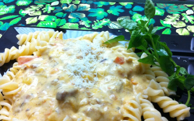 Macarrão com sardinha