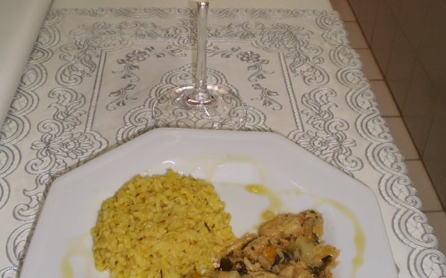 Risoto de frutos do mar