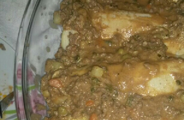 Panqueca da Cris ao molho branco