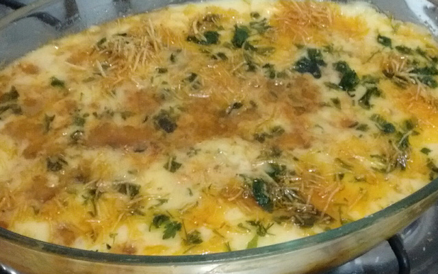 Escondidinho de carne moída