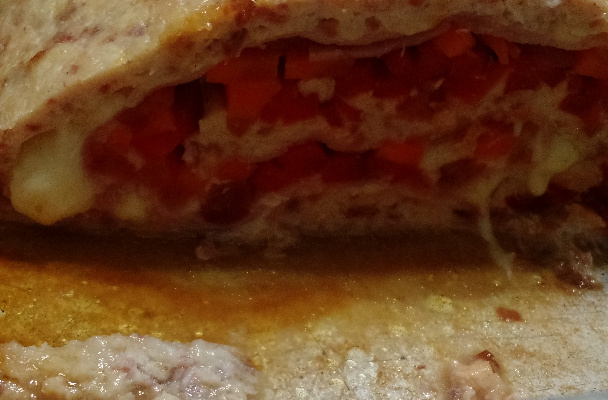 Rocambole de frango divino