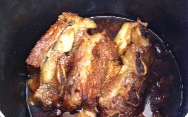 Costela no bafo na panela de pressão