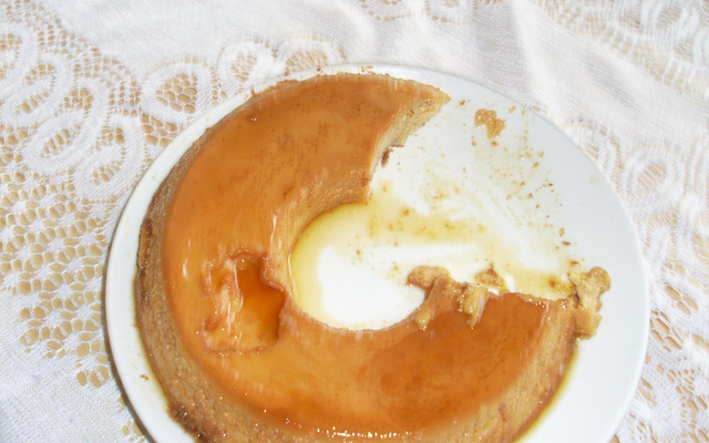 Pudim com leite em Pó