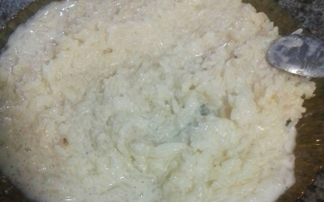 Arroz doce com gemada