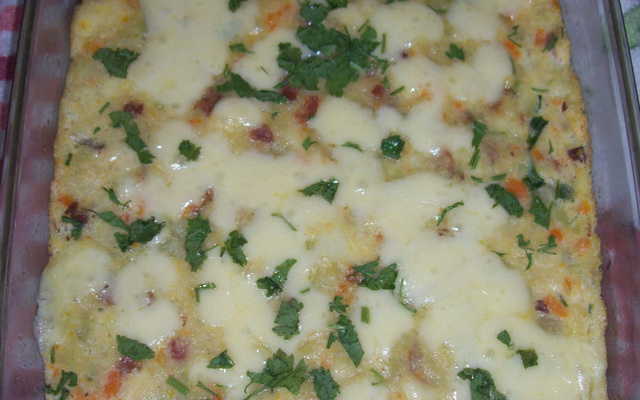 Souflé de chuchu rápido e prático