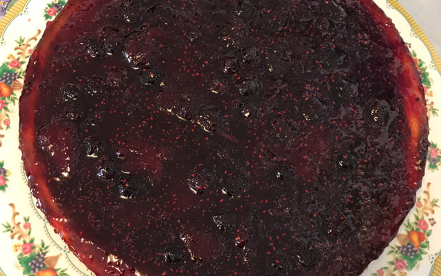 Cheesecake de frutas vermelhas especial