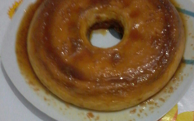 Pudim de micro-ondas