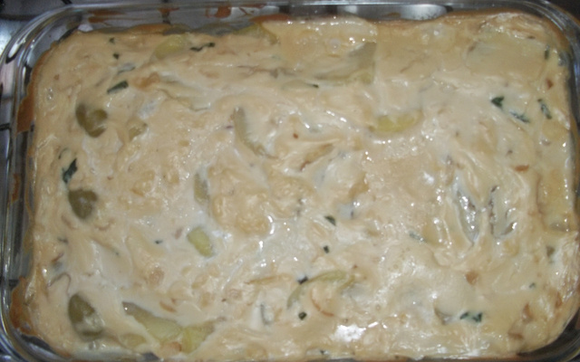 Peixe  ao molho branco com batatas