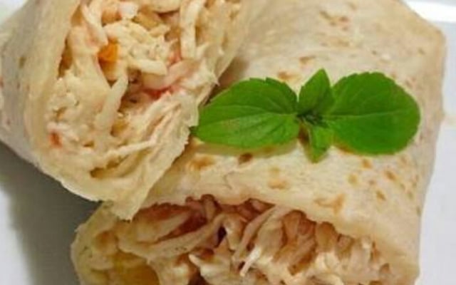 Crepioca recheada fit