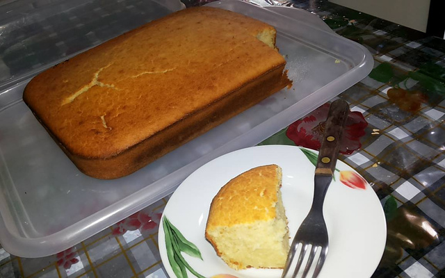 Bolo de pão amanhecido