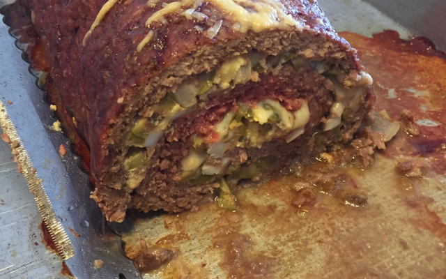 Rocambole de carne moída