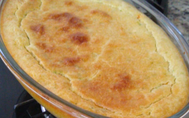 Torta fácil de frango com palmito