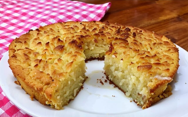 Bolo de aipim (mandioca ou macaxeira)