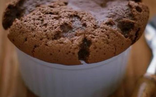 Suflê de chocolate