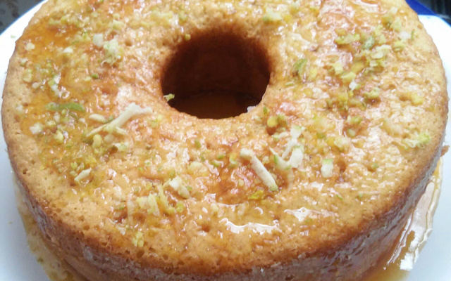 Bolo de laranja diet