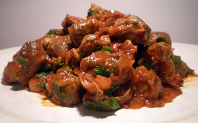 Frango de panela de pressão ao vinho branco