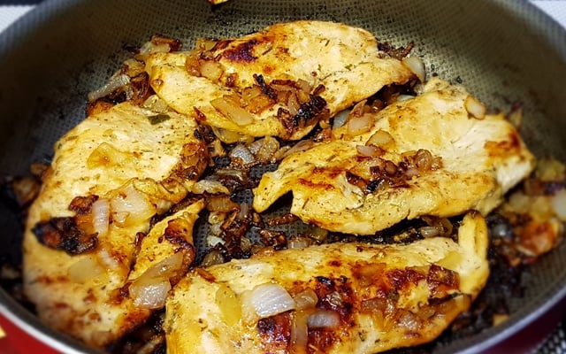 Filé de frango com manteiga