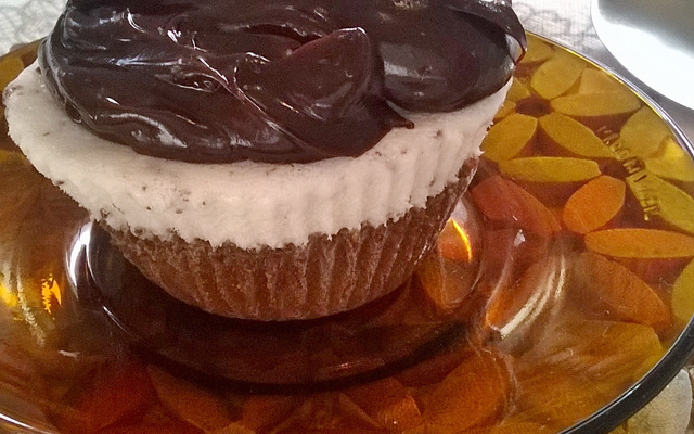 Cupcake Gelado de Nutella