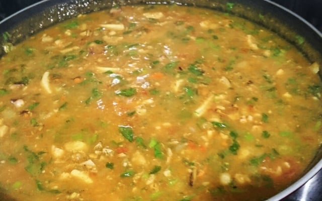 Caldeirada de frutos do mar