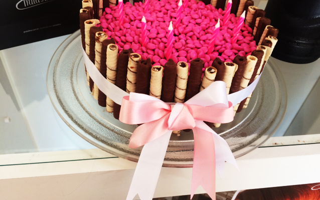 Bolo de Kit Kat à minha moda