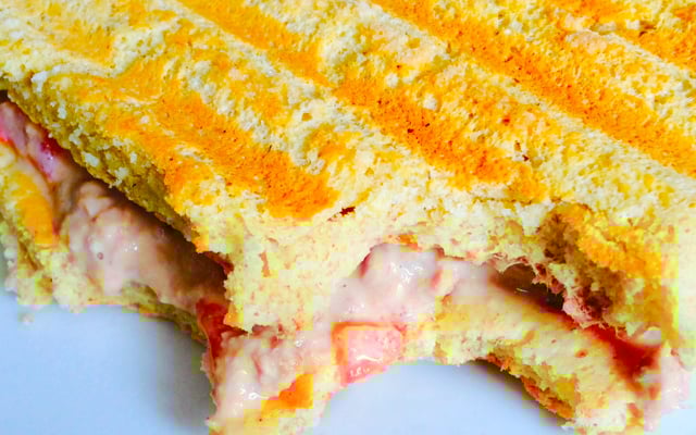 Pão de microondas fácil light