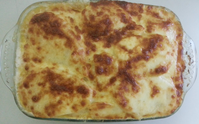 Mesclado de carne com batata