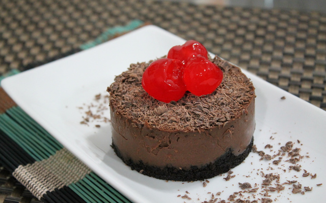 Torta de chocolate com menta