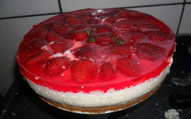 Cheesecake de morango