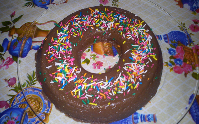 Brigadeirão de microondas