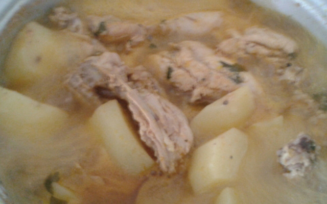 Frango guizado da Celia