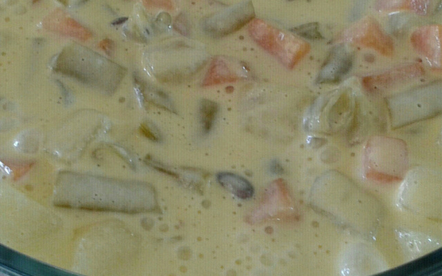 Maionese caseira de ovos cozidos