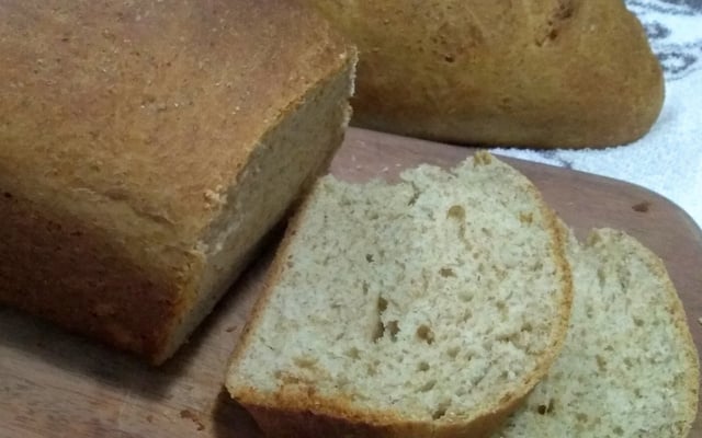 Pão Caseiro semi-integral fácil