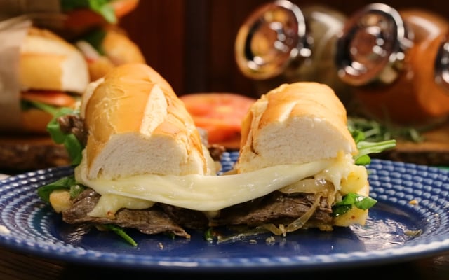 Sanduíche de mignon