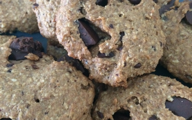 Cookie de banana com aveia