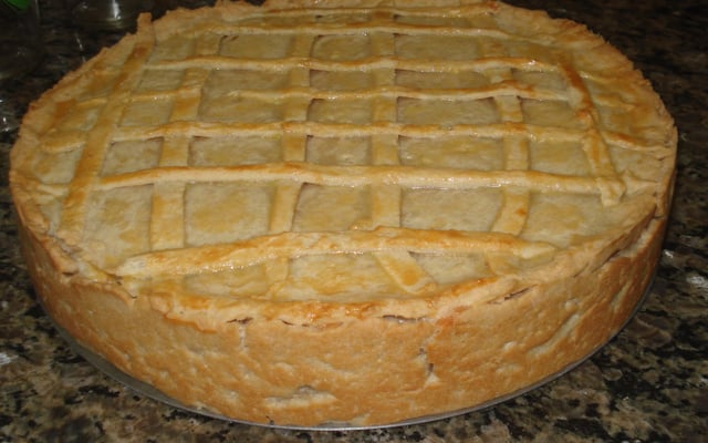 Torta cremosa de palmito