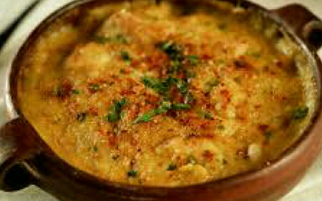 Chupe de Frango (prato típico do Chile)